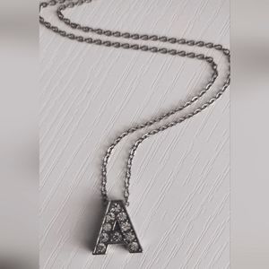 💎💎Rhinestone letter A necklace💎💎💎💎💎💎💎💎💎